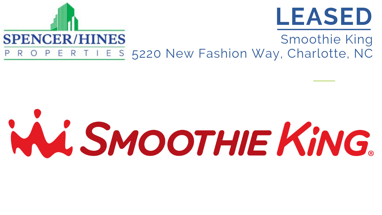 LEASED – Smoothie King in Charlotte, NC