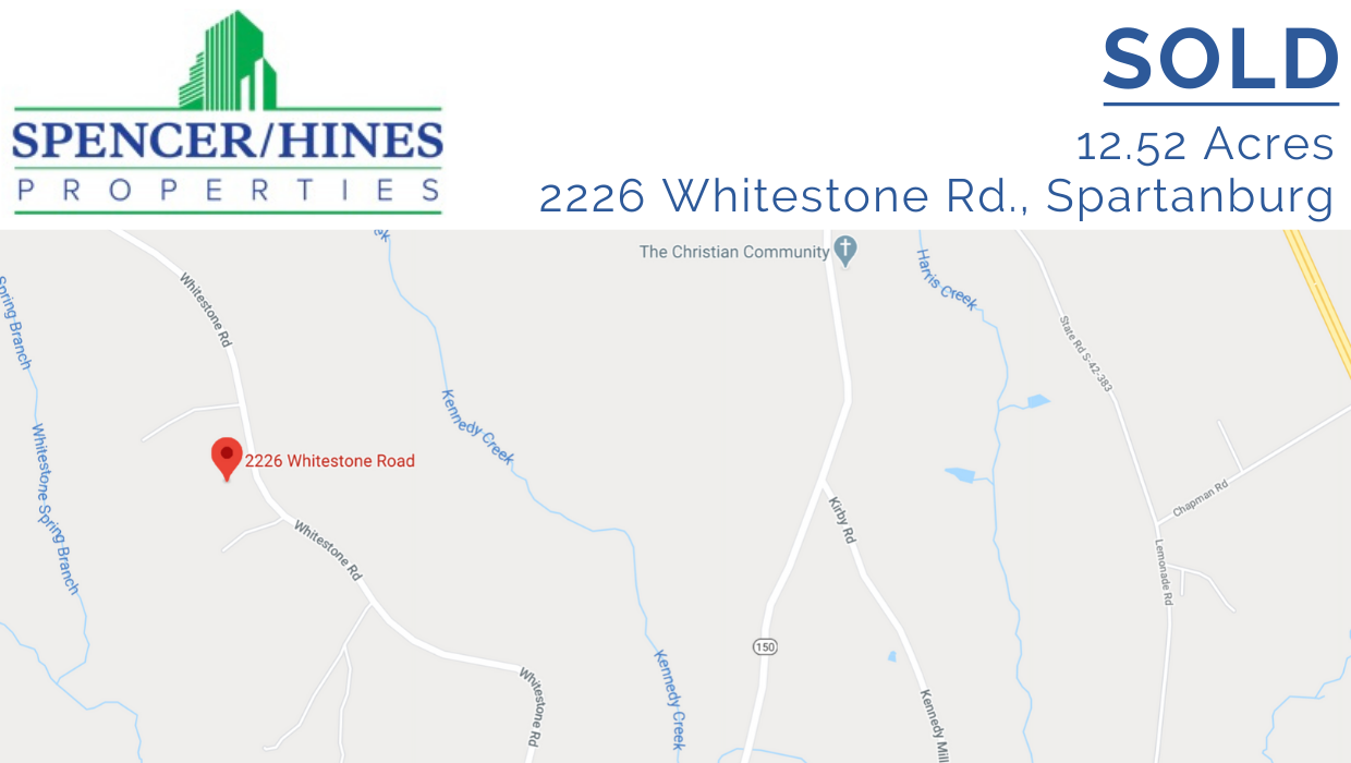 SOLD – 12.52 Acres Land, Spartanburg