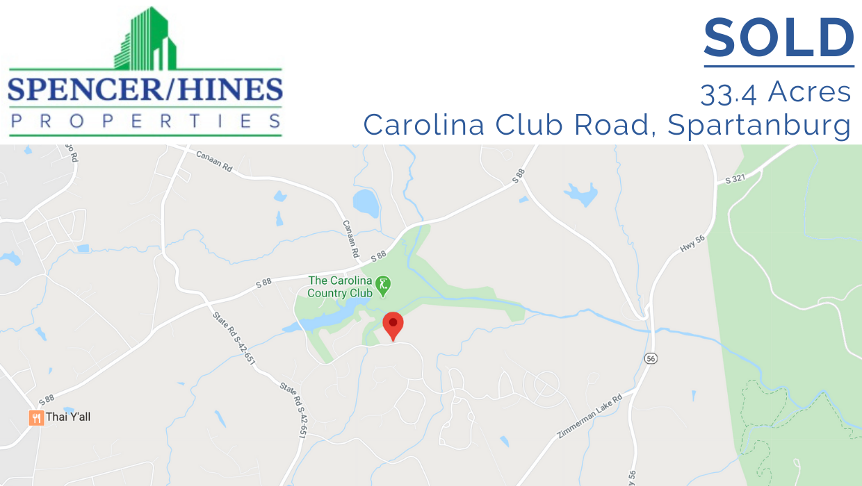 SOLD – 33.45 Acres, Spartanburg