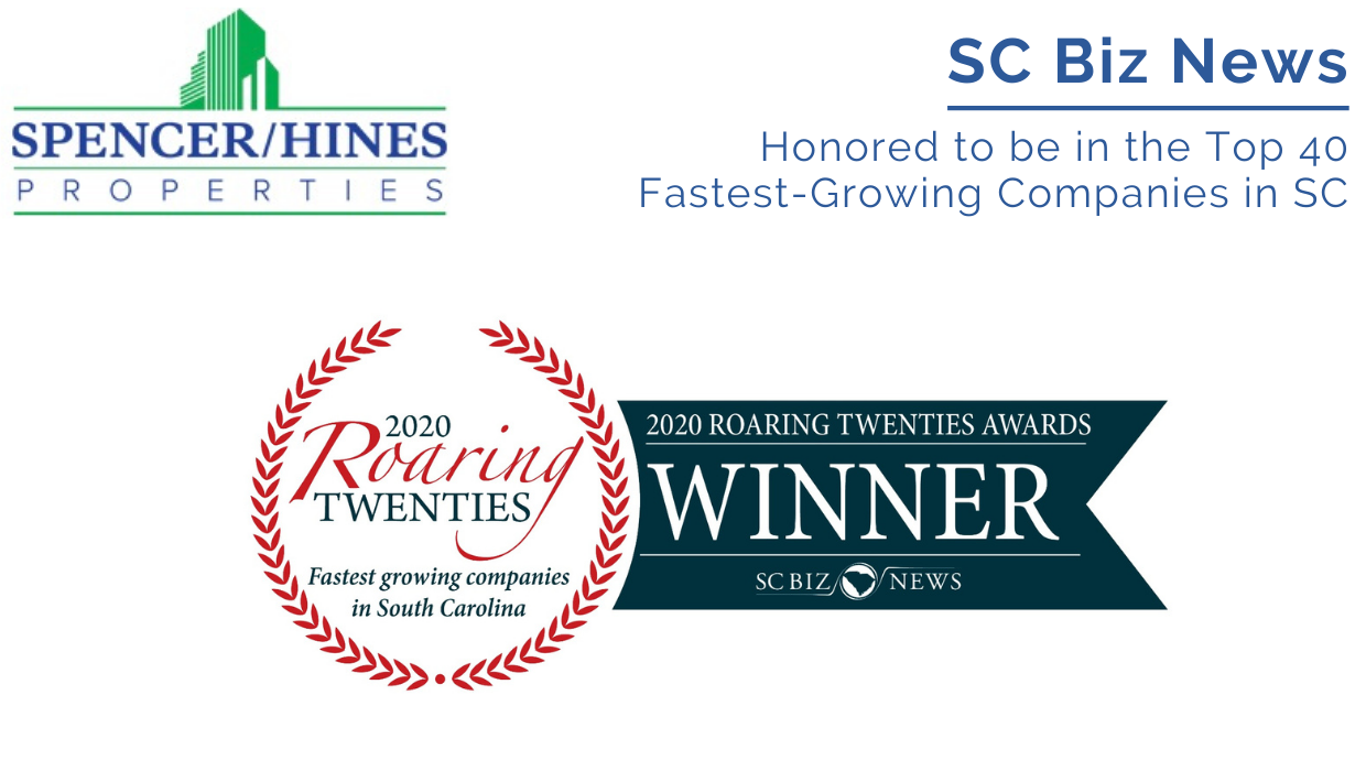 Honored to be in the Top 40 Fastest-Growing Companies in SC