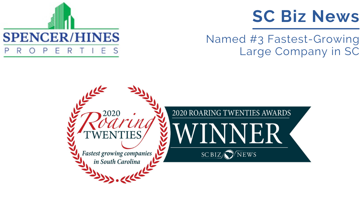 Named #3 Fastest Growing Large Company in SC